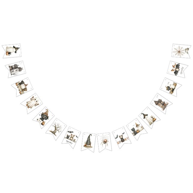 Cute Halloween Bunting Banner (All)