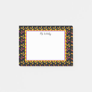 Cute Halloween Candy Corn Custom Stickies Post-it Notes