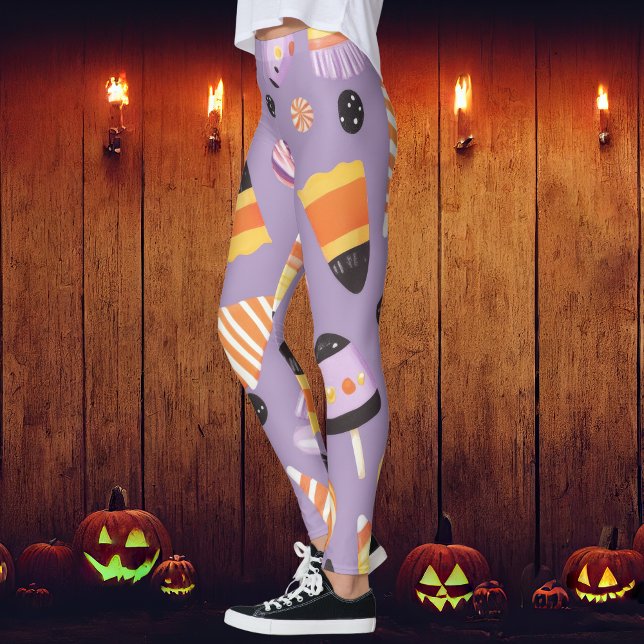 Cute Halloween Candycorn Leggings (Creator Uploaded)