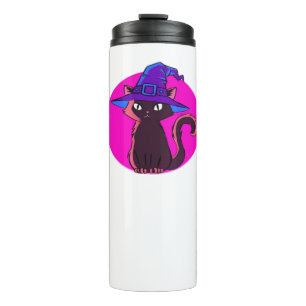 Cute Halloween Cat Oversized T-Shirt Thermal Tumbler