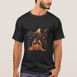 Cute Halloween Chocolate Lab Dogs Labrador Retriev T-Shirt