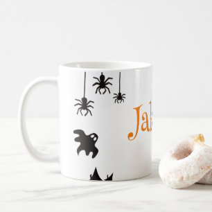 Cute Halloween Coffee Mug with Name – Personalized