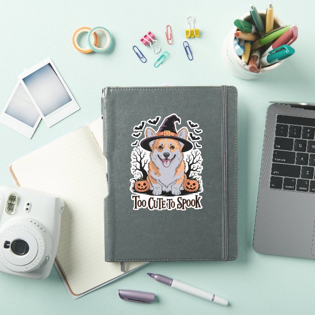 Cute Halloween Corgi in Witch Hat (iPad Cover)