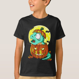 Cute Halloween Costume T-rex Lover Pumpkin Thanksg T-Shirt