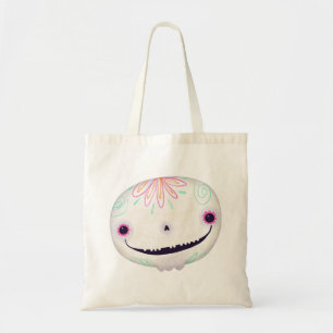 Cute Halloween Decoration Spooky Sugar SKull Tote Bag