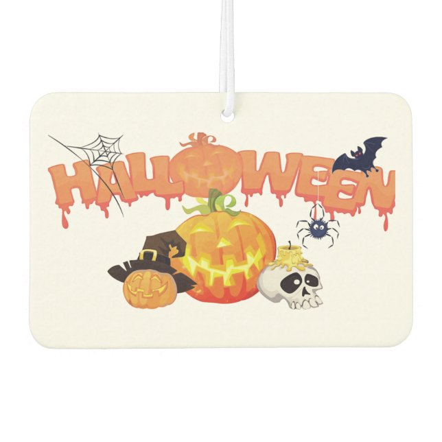 Cute Halloween Decorations Air Freshener (Front)