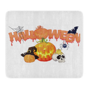 Cute Halloween Decorations Cutting Board