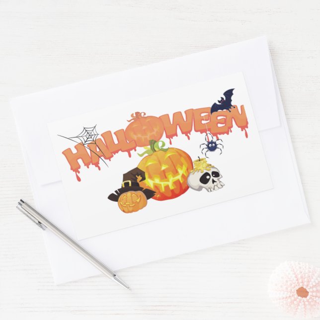 Cute Halloween Decorations Sticker (Envelope)