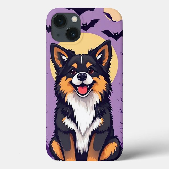 Cute Halloween dog Case-Mate iPhone Case (Back)