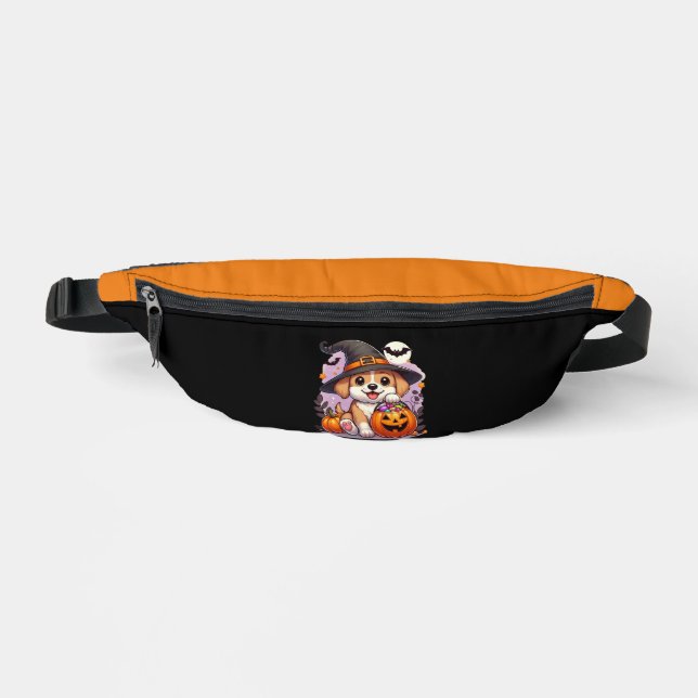 Cute Halloween dog/puppy Fanny Pack (Front)