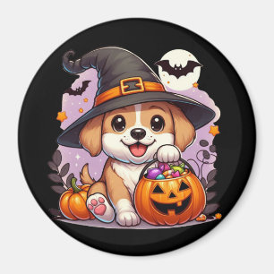 Cute Halloween dog/puppy Magnet