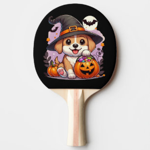Cute Halloween dog/puppy Ping Pong Paddle