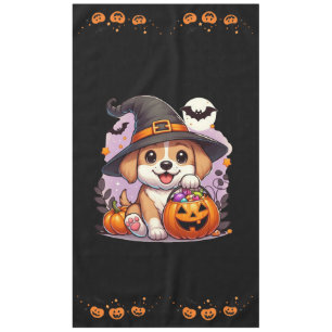 Cute Halloween dog/puppy Tablecloth