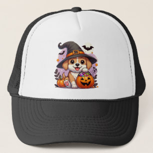 Cute Halloween dog/puppy Trucker Hat