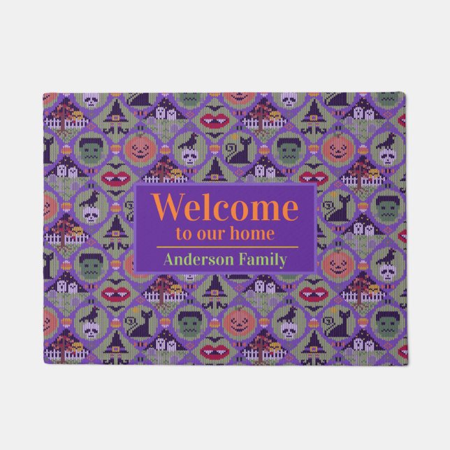Cute Halloween Doormat (Front)