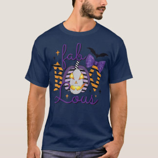 Cute Halloween Faboolous Pumpkin Faboolous Witch H T-Shirt