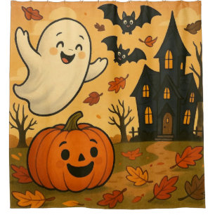 Cute Halloween/fall ghost pumpkin cartoon