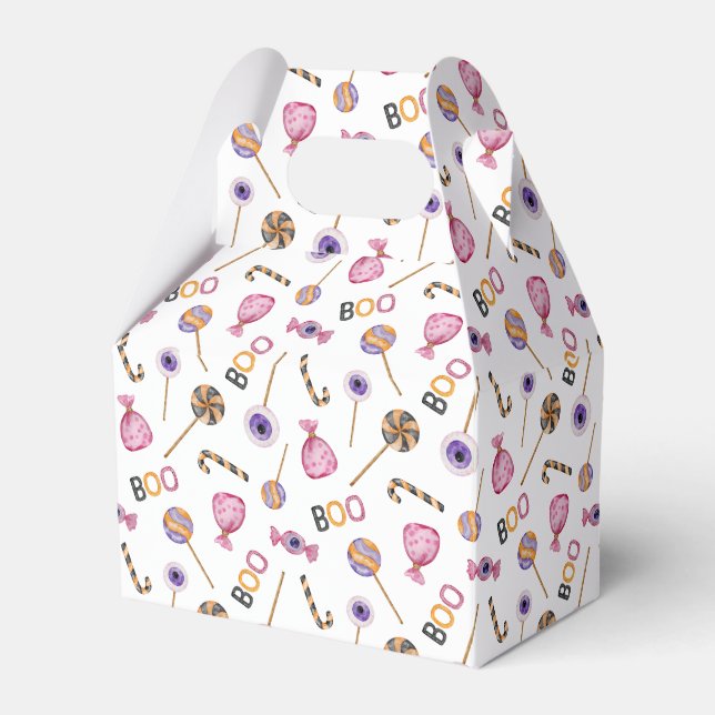 Cute Halloween Favor Box (Front Side)