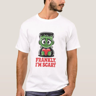 Cute Halloween Frankly, I’m Scary T Shirt