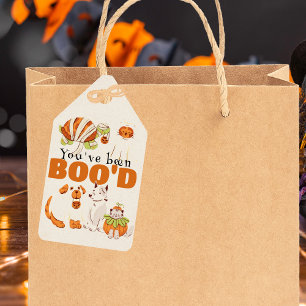 Cute Halloween Games Boo Neighbour Game Card Gift Tags
