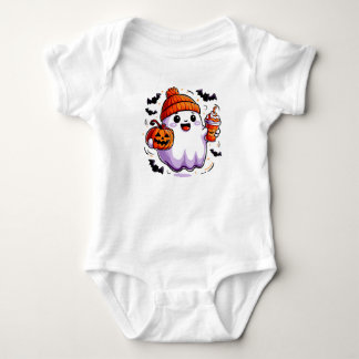 Cute Halloween Ghost Baby Bodysuit