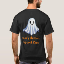 Cute Halloween Ghost Candy Hunters Support Crew
