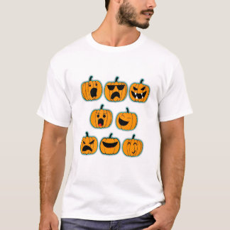 Cute Halloween Ghost Cartoon Design T-Shirt