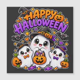 Cute Halloween Ghost Family