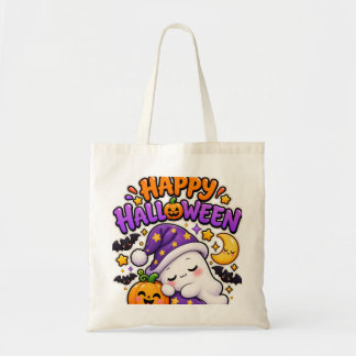 Cute Halloween Ghost Family Tote Bag