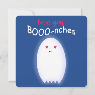 Cute Halloween ghost Holiday Card