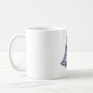 Cute Halloween ghost in a nurse's uniform Classic  Coffee Mug