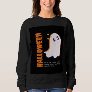 Cute Halloween Ghost Kawaii Spooky Women Sweatshirt
