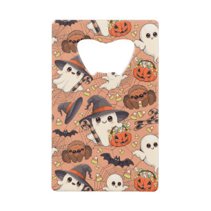 Cute Halloween Ghost Kawaii Style Credit Card Bottle Opener