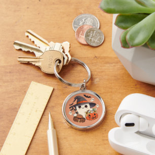 Cute Halloween Ghost Kawaii Style Keychain