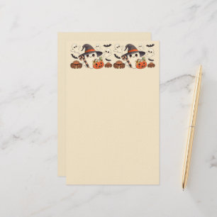 Cute Halloween Ghost Kawaii Style Stationery
