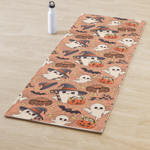 Cute Halloween Ghost Kawaii Style Yoga Mat