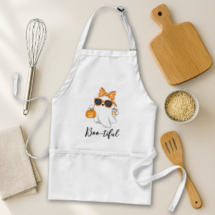 Cute Halloween Ghost Pumpkin Spice Personalized Standard Apron