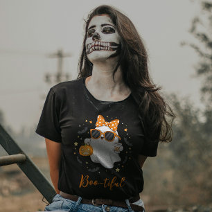 Cute Halloween Ghost Pumpkin Spice Personalized T-Shirt