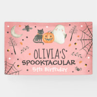 Cute Halloween Ghost Spooktacular Birthday Decor