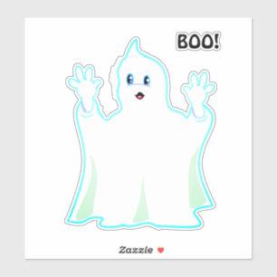 Cute Halloween Ghost Sticker
