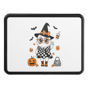 Cute Halloween Ghost Trailer Hitch Cover