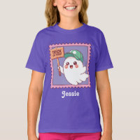 Cute Halloween Ghost Trick or Treat Kids Custom