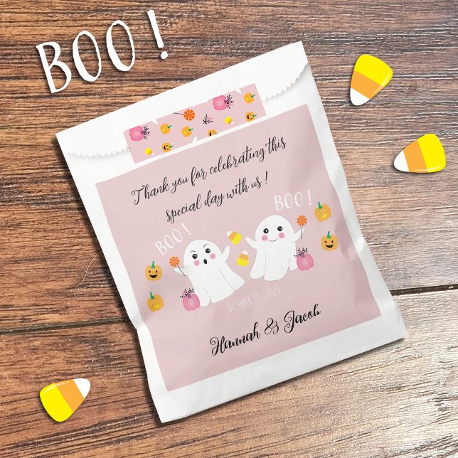 Cute Halloween Ghost Twin Baby Shower Favour Bags (Creator Uploaded)