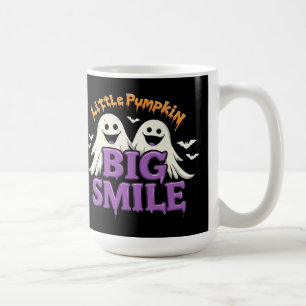 Cute Halloween Ghosts and Bats Coffee Mug