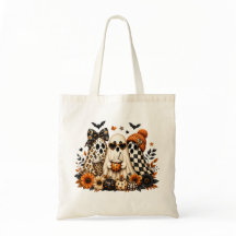Cute Halloween Ghosts Fall Canvas