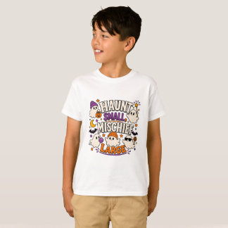 Cute Halloween Ghosts Spooky Season Design T-Shirt
