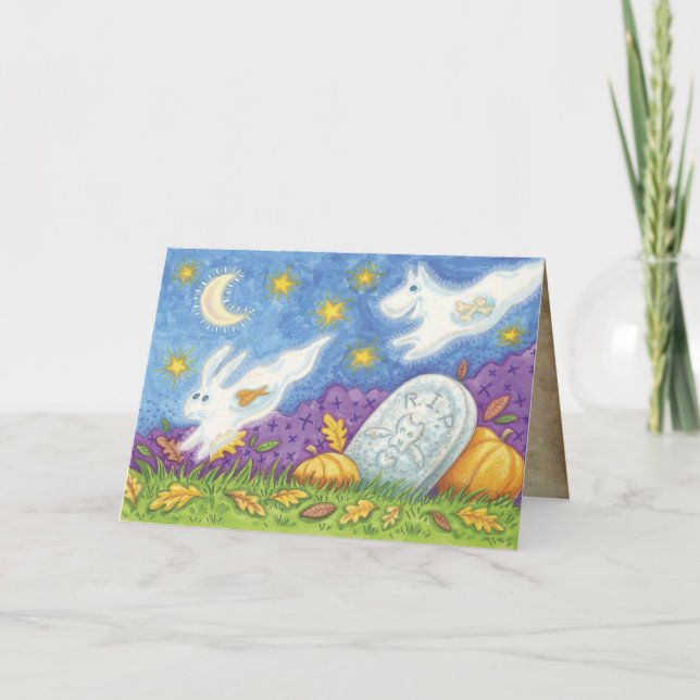 Cute Halloween Greeting Cards (Front)