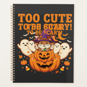 Cute Halloween Hamster Pumpkin Ghost Design_1 Planner
