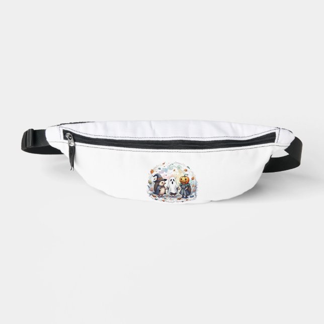 Cute Halloween Hedgehogs Costume Fanny Pack (Front)