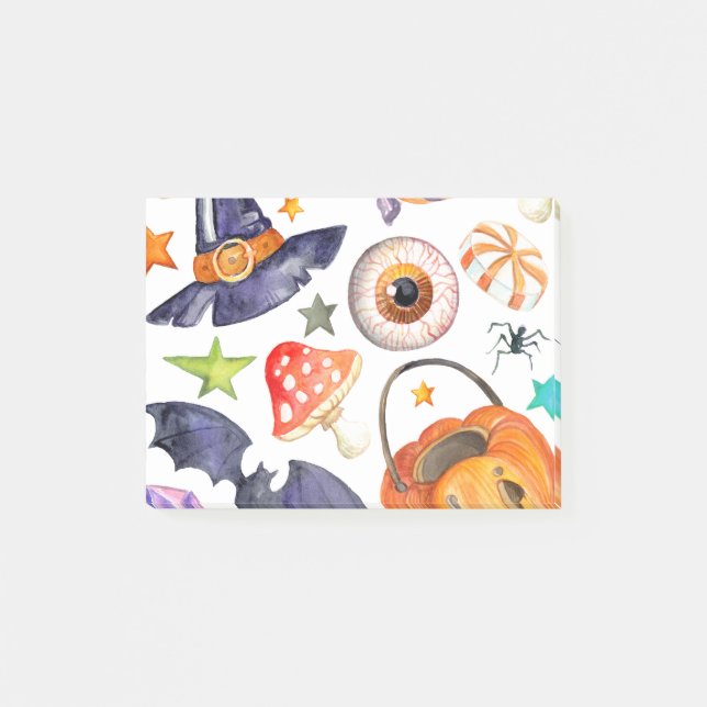 Cute Halloween illustration Post-it Notes (Front)